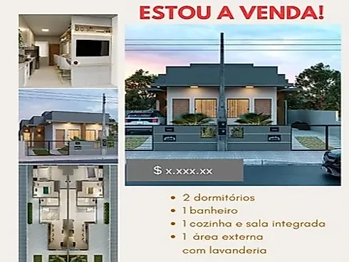 Casa geminada em Forquilhas, São José