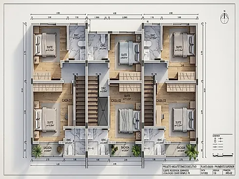 Sobrado Geminado 2 Quartos com 2 Suítes e 77m² - Serraria - Foto 3
