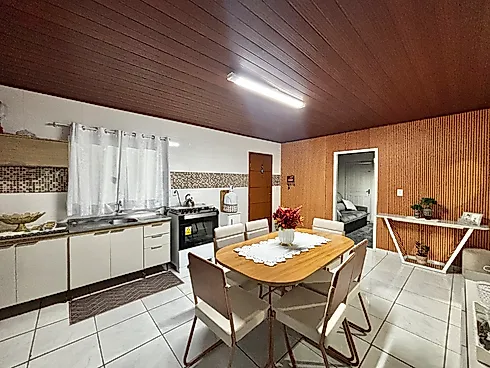 Casa 3 Dormitórios - Porteira Fechada - Serraria - São José - Casa em Serraria, São José - Foto 1