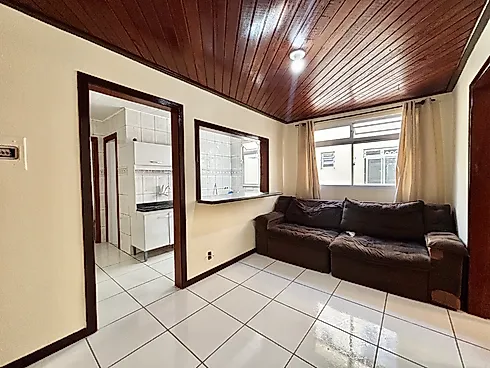 Apartamento 2 Dormitórios - Praia Comprida - Apartamento em Praia Comprida, São José - Foto 1