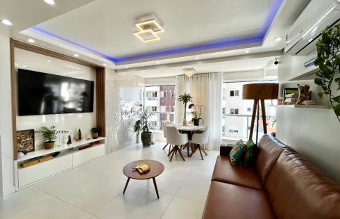 Apartamento 3 Dormitórios 113m² Kobrasol - São José - Apartamento em Kobrasol, São José - Foto 1