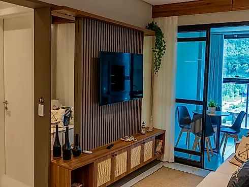 Apartamento 2 Quartos sendo 1 Suíte - Praia de Palmas - Apartamento em Palmas, Governador Celso Ramos - Foto 4