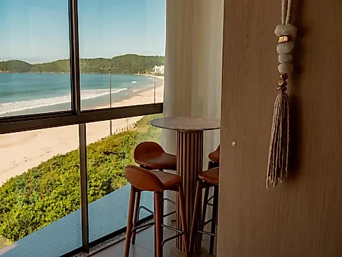 Apartamento Decorado - Frente Mar - Palmas/SC - Apartamento em Palmas, Governador Celso Ramos - Foto 3