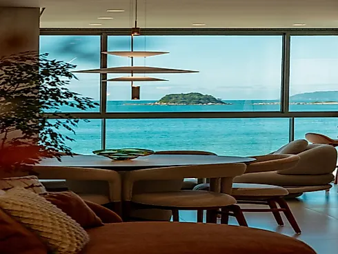 Apartamento Decorado - Frente Mar - Palmas/SC - Apartamento em Palmas, Governador Celso Ramos - Foto 2