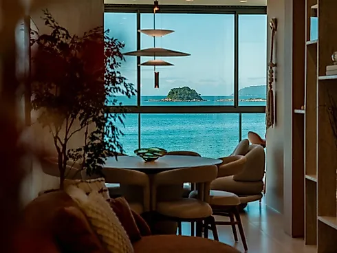 Apartamento Decorado - Frente Mar - Palmas/SC - Apartamento em Palmas, Governador Celso Ramos - Foto 1