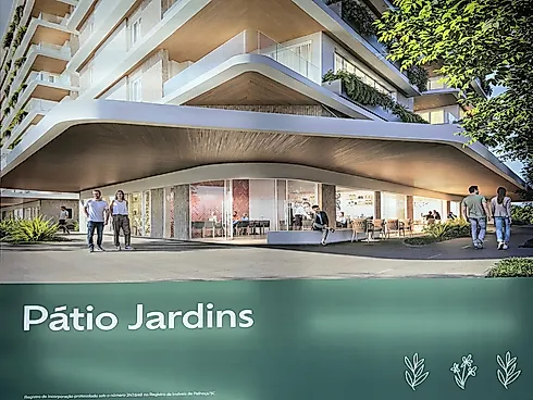 Lançamento Pátio Jardins no Passeio Pedra Branca - Apartamento em Pedra Branca, Palhoça - Foto 2