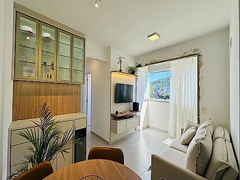 Apartamento Mobiliado no Pagani, com 2 Dormitórios e Vaga de Garagem - Apartamento em Pagani, Palhoça - Foto 2