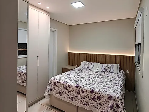 Apartamento Mobiliado na Pedra Branca, com 2 Dormitórios sendo 1 Suíte e Vaga Coberta - Apartamento em Pedra Branca, Palhoça - Foto 2
