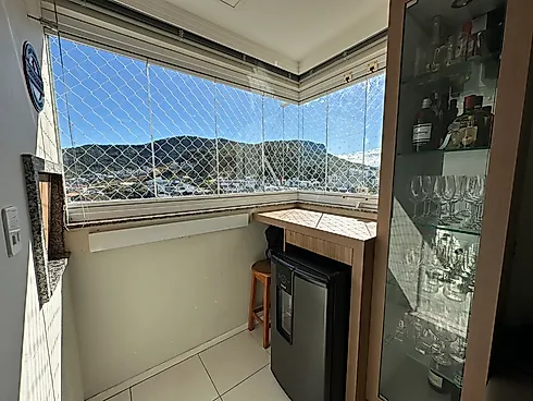 Apartamento Mobiliado na Pedra Branca, com 2 Dormitórios sendo 1 Suíte e Vaga Coberta - Apartamento em Pedra Branca, Palhoça - Foto 4