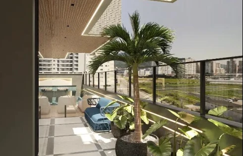 Dubai Residence l Apartamento de 99m², 3 Dormitórios, 1 Suíte e 2 Sacadas na Pedra Branca - Apartamento em Pedra Branca, Palhoça - Foto 2