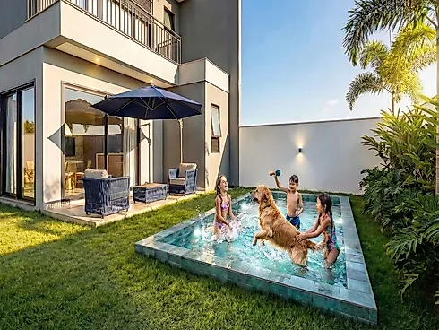 Casa Gaia | Casa com 3 Suítes e Piscina na Pedra Branca - Foto 4