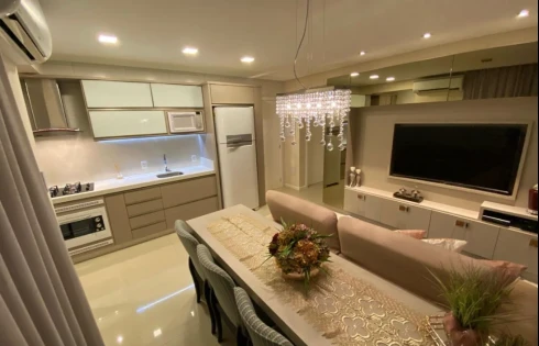 Apartamento com 2 quartos em Aririú, Palhoça