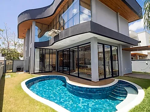 Casa no Alphaville com 4 Suítes - Venda ou Locação - Casa em condomínio, Paço do Lumiar - Foto 1