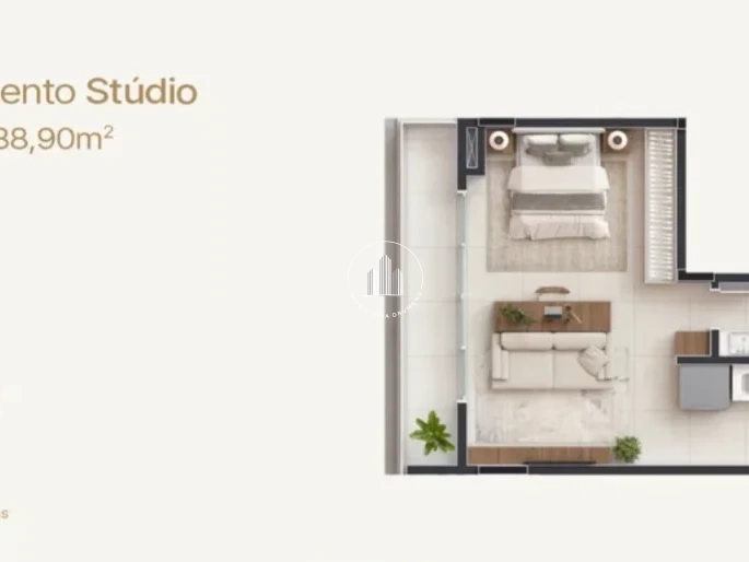Apartamento em Pedra Branca, Palhoça. 3 quartos, 107m². Imagem 16 de 21