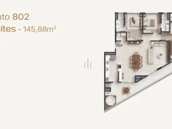 Apartamento em Pedra Branca, Palhoça. 3 quartos, 107m². Imagem 20 de 21