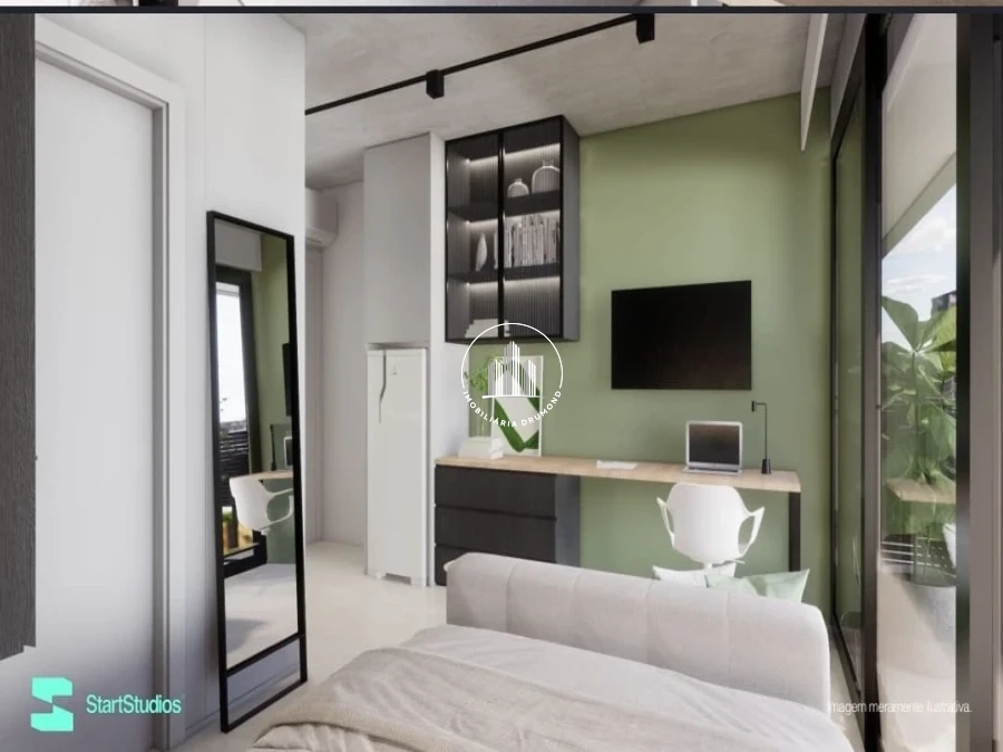 Studio em Trindade, Florianópolis. 1 quartos, 16m². Imagem 11 de 15