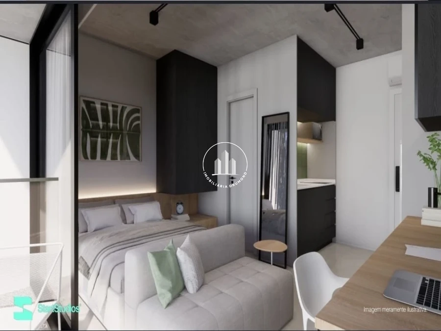 Studio em Trindade, Florianópolis. 1 quartos, 16m². Imagem 12 de 15