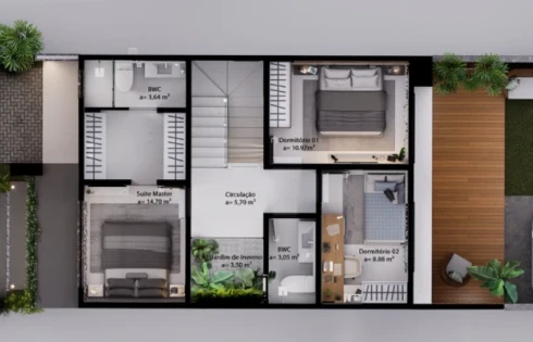 Casa em Beira Rio, Biguaçu