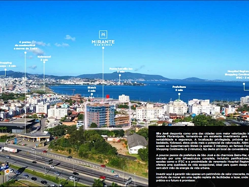 Apartamento em Praia Comprida, São José