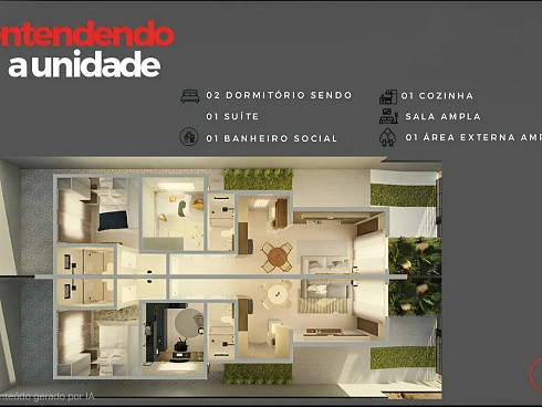 Casa geminada em Forquilhas, São José