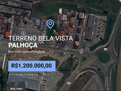 Terreno em Bela Vista, Palhoça