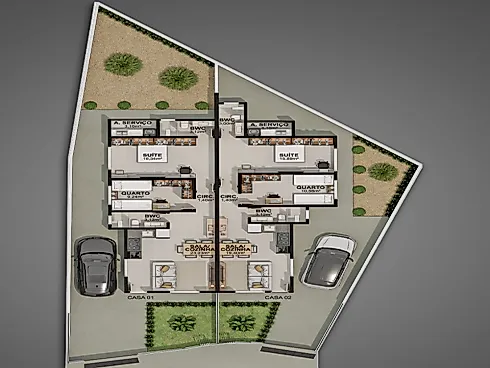 Casa 2 Quartos com 1 Suíte e 72m² - Forquilhas - Foto 18