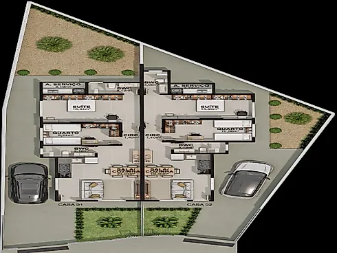 Casa 2 Quartos com 1 Suíte e 72m² - Forquilhas - Foto 19