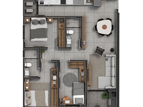 Apartamento em Pagani, Palhoça