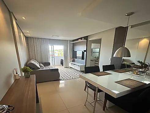 Apartamento com 2 quartos em Rio Caveiras, Biguaçu