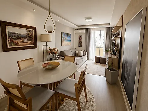 Apartamento 3 Quartos com Piscina - Pedra Branca - Apartamento em Pedra Branca, Palhoça - Foto 4