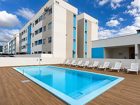 Apartamento de 2 Dormitórios na Pedra Branca - Apartamento em Nova Palhoça, Palhoça - Foto 1