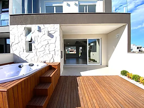 Casa em Condomínio 3 Quartos e 190m² no Blue - Deltaville - Casa em condomínio em Beira Rio, Biguaçu - Foto 1