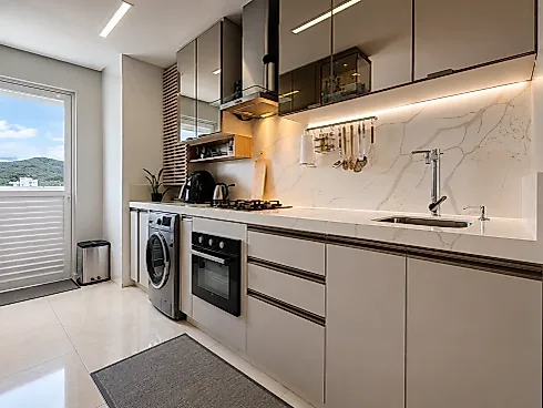 Apartamento Porteira Fechada na Pedra Branca - Apartamento em Pagani, Palhoça - Foto 4