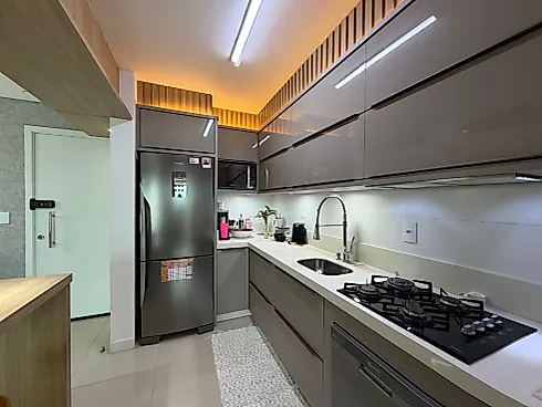 Apartamento 2 Quartos 75m² com Churrasqueira - Barreiros - Foto 3