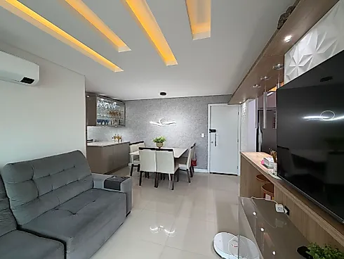 Apartamento 2 Quartos 75m² com Churrasqueira - Barreiros - Foto 7
