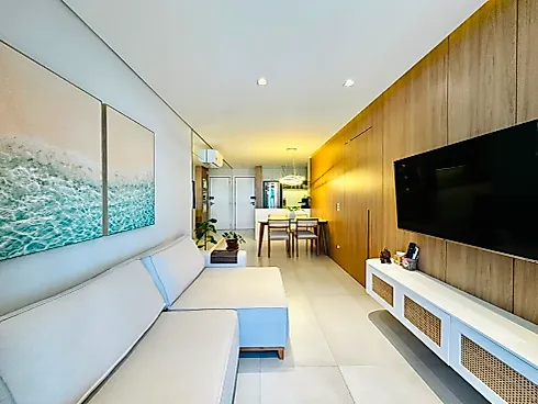 Apartamento 2 Quartos com 1 Suíte e Vista Mar - Kobrasol - Apartamento em Kobrasol, São José - Foto 1