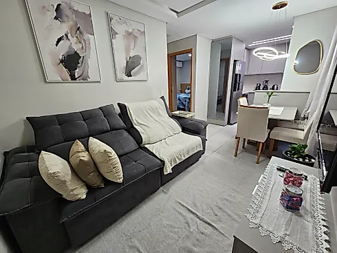Apartamento 2 Quartos com Piscina - Bom Viver - Apartamento em Bom Viver, Biguaçu - Foto 1