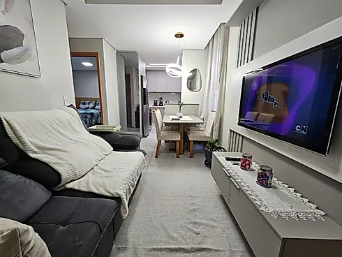 Apartamento 2 Quartos com Piscina - Bom Viver - Apartamento em Bom Viver, Biguaçu - Foto 2