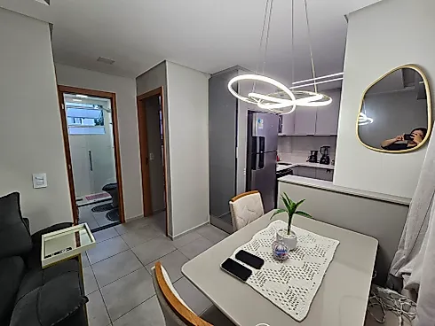 Apartamento 2 Quartos com Piscina - Bom Viver - Apartamento em Bom Viver, Biguaçu - Foto 3