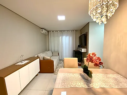 Apartamento 2 Quartos com Sacada e Churrasqueira em Biguaçu - Apartamento em Fundos, Biguaçu - Foto 3