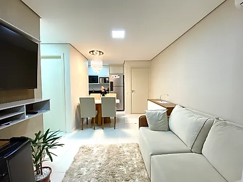Apartamento 2 Quartos com Sacada e Churrasqueira em Biguaçu - Apartamento em Fundos, Biguaçu - Foto 5