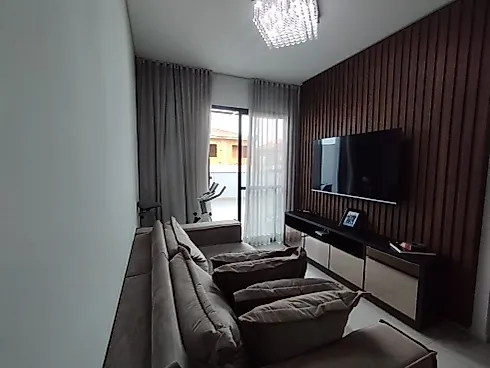 Apartamento com Terraço, 2 Dormitórios 1 Suite e Garagem - Apartamento em Areias, São José - Foto 4