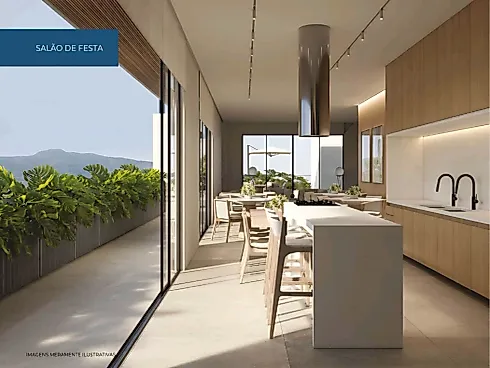 Apartamento 2 Quartos 74m² 2 Suítes no Blue Bay - Coqueiros - Apartamento em Coqueiros, Florianópolis - Foto 3