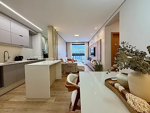 Apartamento 2 Quartos com 1 Suíte e 69m² - Coqueiros - Apartamento em Coqueiros, Florianópolis - Foto 2
