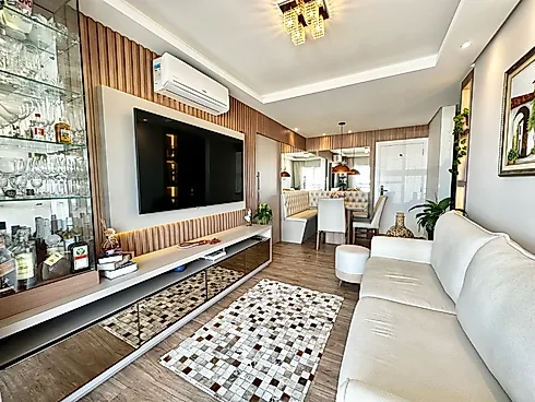 Apartamento 2 Quartos com 1 Suíte e Vista Mar  - Areias - Apartamento em Areias, São José - Foto 1