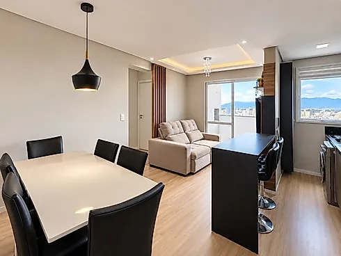 Apartamento 2 Quartos com 1 Suíte e 59m² - Pedra Branca - Apartamento em Pedra Branca, Palhoça - Foto 4