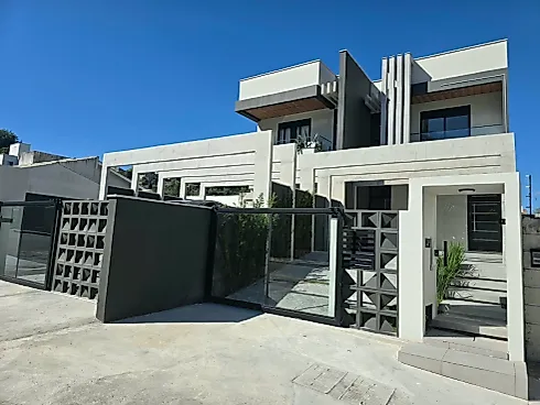 Casa Nova à Venda 3 Quartos, Suíte, 2 Vagas Cobertas e Quintal - Casa em Forquilhinha, São José - Foto 3