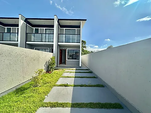 Sobrado Geminado 2 Quartos com 1 Suítes e 104m² - Sertão do Maruim - Sobrado geminado em Sertão do Maruim, São José - Foto 2
