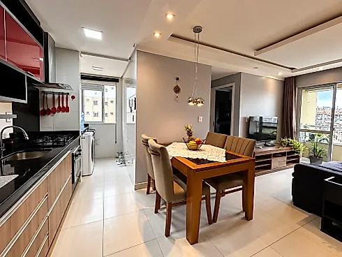 Apartamento 2 Quartos 64m² com Piscina - Pedra Branca - Apartamento em Pedra Branca, Palhoça - Foto 2