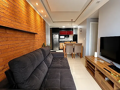 Apartamento 2 Quartos 64m² com Piscina - Pedra Branca - Apartamento em Pedra Branca, Palhoça - Foto 1